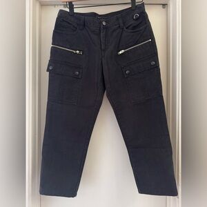 Marc Jacob’s Women’s Blk Cargo Ankle Pants size 4